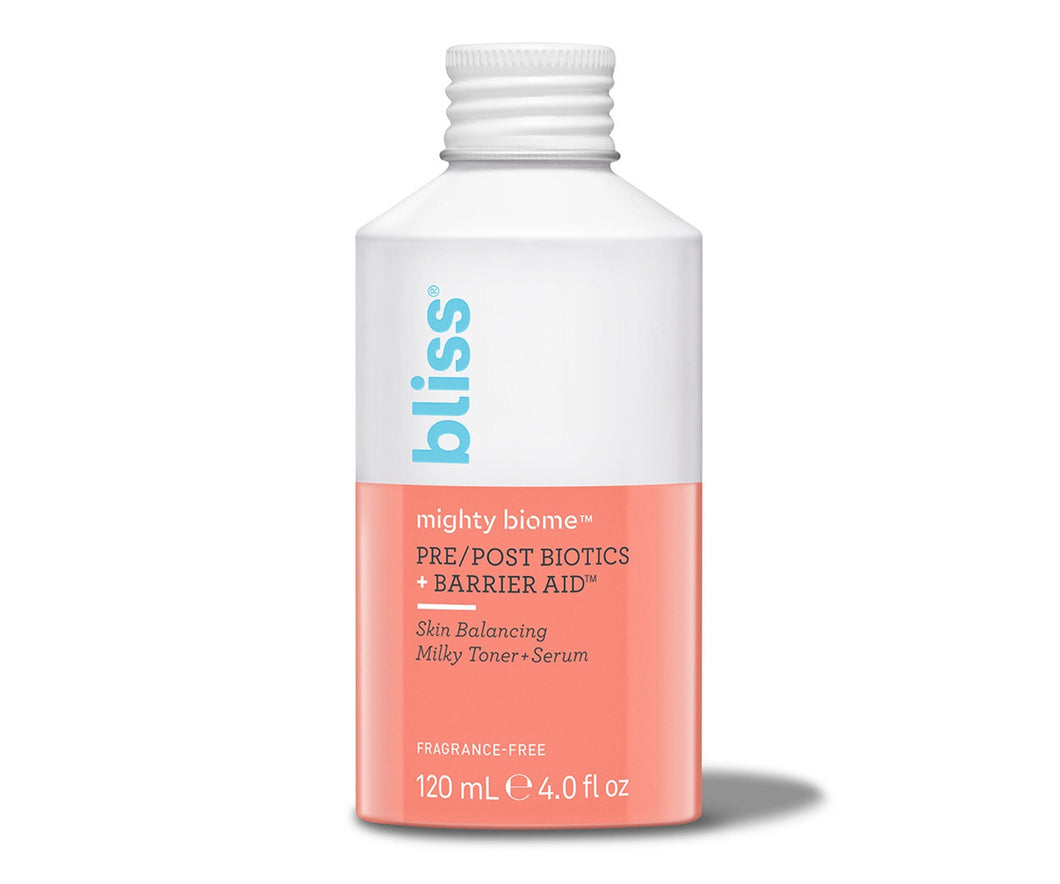 Bliss Mighty Biome Pre/Post Biotics + Barrier Aid™ Toner + Serum