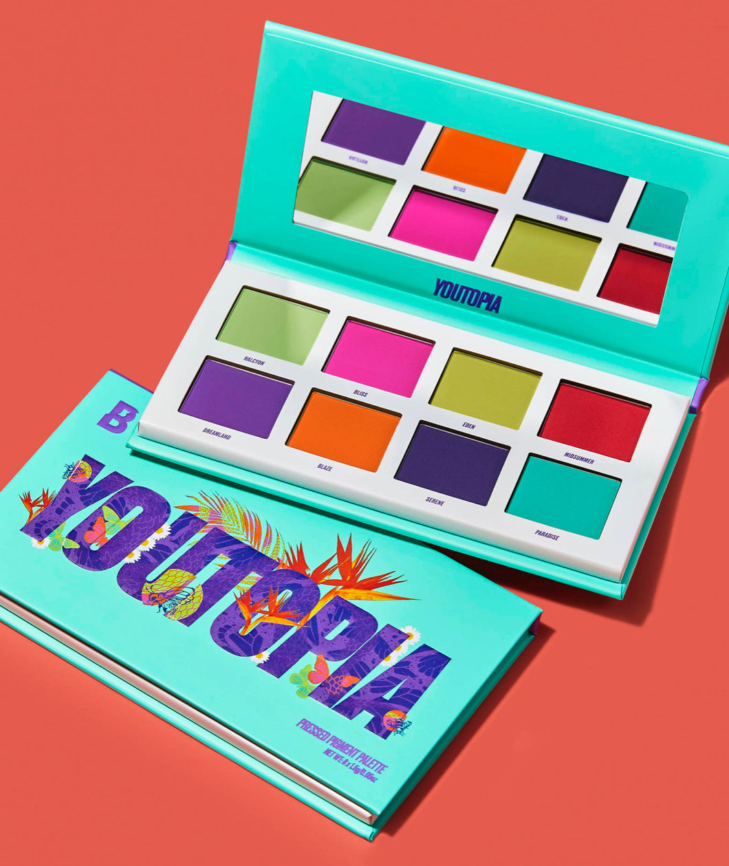 BEAUTY BAY YOUTOPIA PRESSED PIGMENT PALETTE