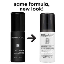 Dermablend Makeup Setting Spray Set + Refresh for Long Lasting Makeup Wear