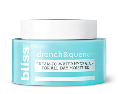 Bliss Drench & Quench Hydrating Cream Cream-to-water Hydrator for All Skin Types
