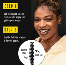 got2b Glued for Brows & Edges 2 in 1 Wand Gel, For Laying Edges and Styling Brows