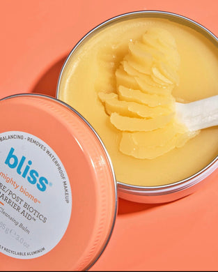 BLISS Mighty Biome Pre/Post Biotics + Barrier Aid™ Cleansing Balm