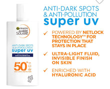 Ambre Solaire Super UV Anti Dark Spots & Anti Pollution Face Fluid SPF50+ 40ml