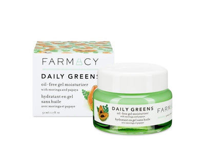 DAILY GREENS oil-free gel moisturizer with moringa and papaya