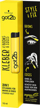 got2b Glued for Brows & Edges 2 in 1 Wand Gel, For Laying Edges and Styling Brows